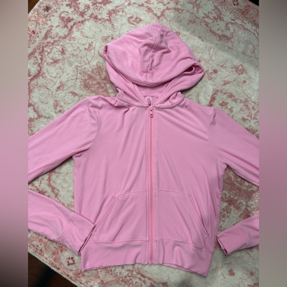 SKIMS COTTON CANDY PINK HOODIE MEDIUM